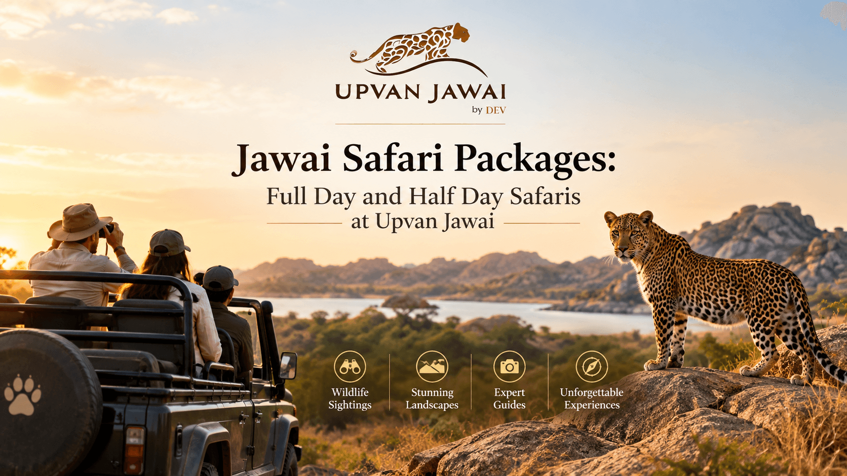 Jawai Safari Packages: Full Day and Half Day Safaris at Upvan Jawai